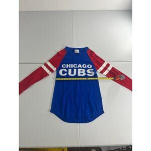 Chicago Cubs women’s weather blue and red size small NWT